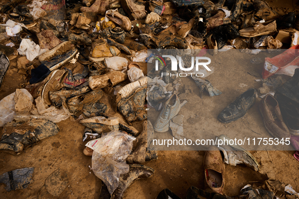 Devastating scenes occur during the Massanassa flood in Massanassa, Spain, on november 08,2024. 