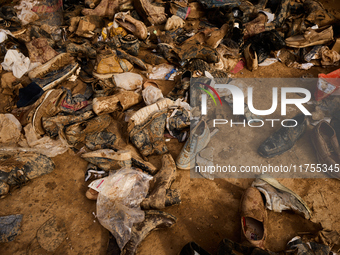 Devastating scenes occur during the Massanassa flood in Massanassa, Spain, on november 08,2024. (