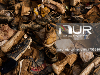 Devastating scenes occur during the Massanassa flood in Massanassa, Spain, on november 08,2024. (