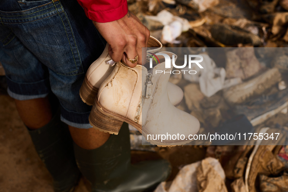 Devastating scenes occur during the Massanassa flood in Massanassa, Spain, on november 08,2024. 