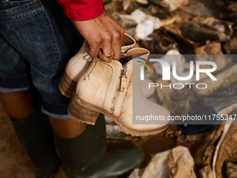 Devastating scenes occur during the Massanassa flood in Massanassa, Spain, on november 08,2024. (