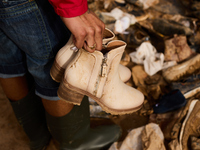 Devastating scenes occur during the Massanassa flood in Massanassa, Spain, on november 08,2024. (