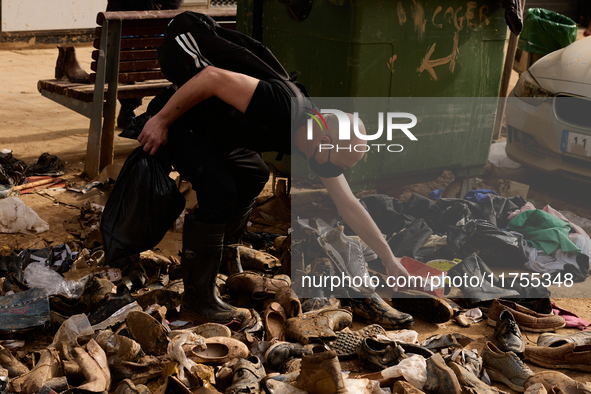 Devastating scenes occur during the Massanassa flood in Massanassa, Spain, on november 08,2024. 