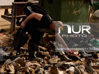 Devastating scenes occur during the Massanassa flood in Massanassa, Spain, on november 08,2024. (