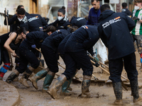 Devastating scenes occur during the Massanassa flood in Massanassa, Spain, on november 08,2024. (