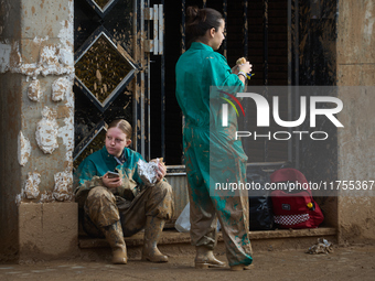 Devastating scenes occur during the Massanassa flood in Massanassa, Spain, on november 08,2024. (