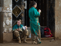 Devastating scenes occur during the Massanassa flood in Massanassa, Spain, on november 08,2024. (