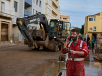 Devastating scenes occur during the Massanassa flood in Massanassa, Spain, on november 08,2024. (