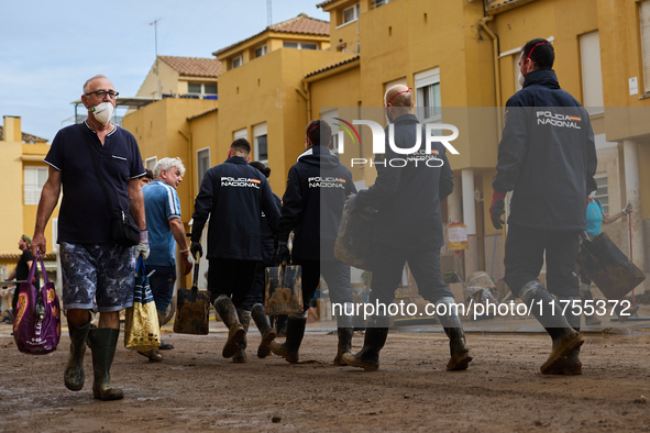 Devastating scenes occur during the Massanassa flood in Massanassa, Spain, on november 08,2024. 