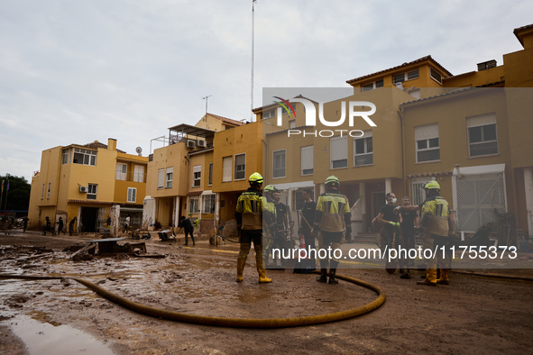 Devastating scenes occur during the Massanassa flood in Massanassa, Spain, on november 08,2024. 