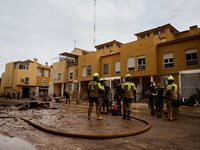 Devastating scenes occur during the Massanassa flood in Massanassa, Spain, on november 08,2024. (