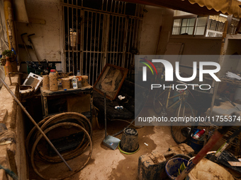 Devastating scenes occur during the Massanassa flood in Massanassa, Spain, on november 08,2024. (