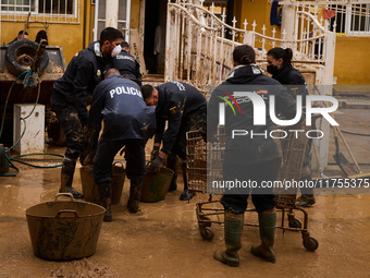 Devastating scenes occur during the Massanassa flood in Massanassa, Spain, on november 08,2024. (