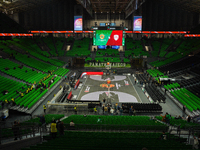 View of the OAKA stadium before the game between Panathinaikos and Olympiacos, with a final score of 89-94, at OAKA in Athens, Greece, on Se...