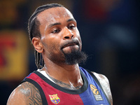 Kevin Punter plays during the match between FC Barcelona and Baskonia Vitoria-Gasteiz, corresponding to week 8 of the Turkish Airlines Eurol...