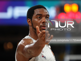 Trent Forrest plays during the match between FC Barcelona and Baskonia Vitoria-Gasteiz, corresponding to week 8 of the Turkish Airlines Euro...