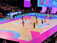 A general view during the Fast5 Netball World Series match between England and Jamaica in Christchurch, New Zealand, on November 9, 2024. (