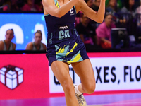 Ruby Bakewell-Doran of Australia competes during the Fast5 Netball World Series match between Australia and South Africa at the Wolfbrook Ar...