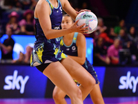 Lauren Frew of Australia competes in the Fast5 Netball World Series match between Australia and South Africa at the Wolfbrook Arena in Chris...