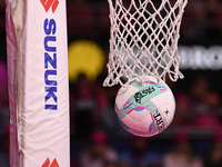 A goal is scored during the Fast5 Netball World Series match between New Zealand and Australia in Christchurch, New Zealand, on November 9,...