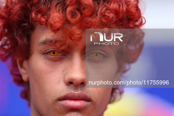 Nepali cosplayers attend the Otaku Jatra, an annual event organized in Kathmandu, Nepal, on November 9, 2024. Cosplay, a portmanteau of ''Co...