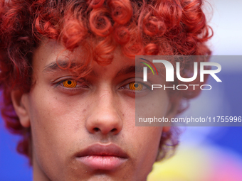 Nepali cosplayers attend the Otaku Jatra, an annual event organized in Kathmandu, Nepal, on November 9, 2024. Cosplay, a portmanteau of ''Co...