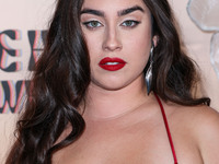 Lauren Jauregui arrives at the 3rd Annual Femme It Forward 'Give Her FlowHERS' Awards Gala 2024 held at The Beverly Hilton Hotel on November...