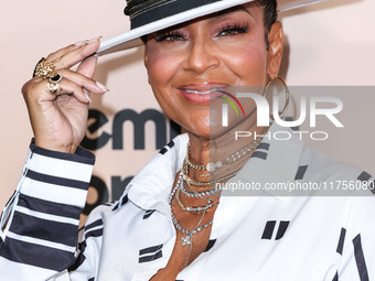 LisaRaye McCoy arrives at the 3rd Annual Femme It Forward 'Give Her FlowHERS' Awards Gala 2024 held at The Beverly Hilton Hotel on November...