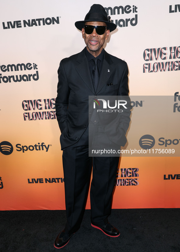 Jimmy Jam arrives at the 3rd Annual Femme It Forward 'Give Her FlowHERS' Awards Gala 2024 held at The Beverly Hilton Hotel on November 8, 20...