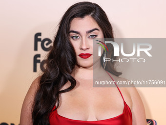 Lauren Jauregui arrives at the 3rd Annual Femme It Forward 'Give Her FlowHERS' Awards Gala 2024 held at The Beverly Hilton Hotel on November...