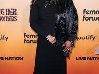 Brenda Reynoso arrives at the 3rd Annual Femme It Forward 'Give Her FlowHERS' Awards Gala 2024 held at The Beverly Hilton Hotel on November...