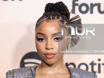 Chloe Bailey arrives at the 3rd Annual Femme It Forward 'Give Her FlowHERS' Awards Gala 2024 held at The Beverly Hilton Hotel on November 8,...