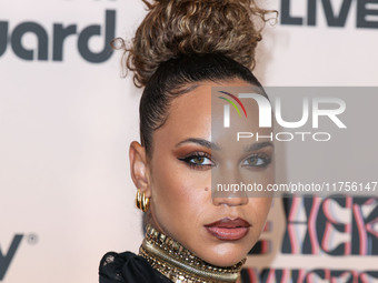 Amanda Reifer arrives at the 3rd Annual Femme It Forward 'Give Her FlowHERS' Awards Gala 2024 held at The Beverly Hilton Hotel on November 8...