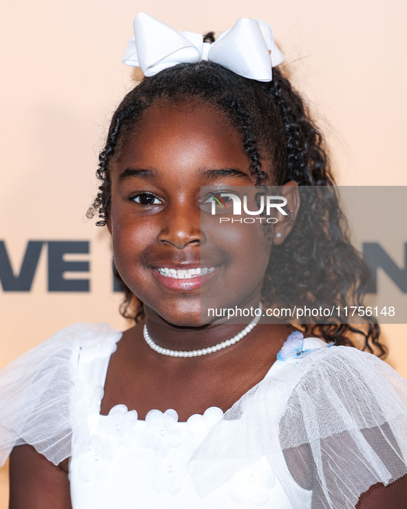 Bella Rae arrives at the 3rd Annual Femme It Forward 'Give Her FlowHERS' Awards Gala 2024 held at The Beverly Hilton Hotel on November 8, 20...