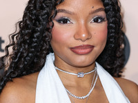 Halle Bailey arrives at the 3rd Annual Femme It Forward 'Give Her FlowHERS' Awards Gala 2024 held at The Beverly Hilton Hotel on November 8,...