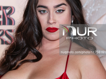 Lauren Jauregui arrives at the 3rd Annual Femme It Forward 'Give Her FlowHERS' Awards Gala 2024 held at The Beverly Hilton Hotel on November...