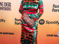 Melanie Fiona arrives at the 3rd Annual Femme It Forward 'Give Her FlowHERS' Awards Gala 2024 held at The Beverly Hilton Hotel on November 8...