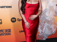 Lauren Jauregui arrives at the 3rd Annual Femme It Forward 'Give Her FlowHERS' Awards Gala 2024 held at The Beverly Hilton Hotel on November...