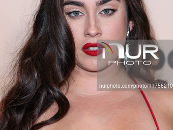 Lauren Jauregui arrives at the 3rd Annual Femme It Forward 'Give Her FlowHERS' Awards Gala 2024 held at The Beverly Hilton Hotel on November...