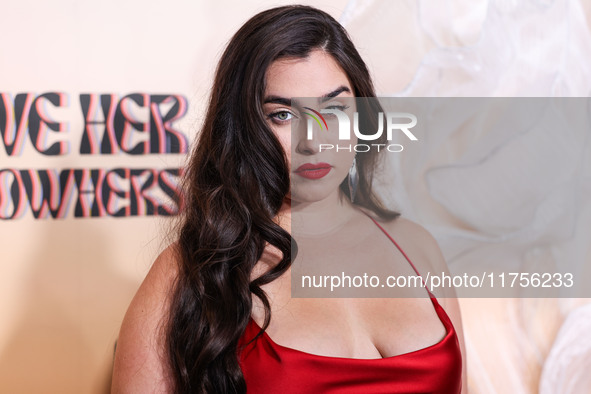 Lauren Jauregui arrives at the 3rd Annual Femme It Forward 'Give Her FlowHERS' Awards Gala 2024 held at The Beverly Hilton Hotel on November...