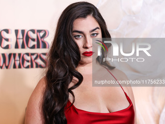 Lauren Jauregui arrives at the 3rd Annual Femme It Forward 'Give Her FlowHERS' Awards Gala 2024 held at The Beverly Hilton Hotel on November...