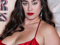 Lauren Jauregui arrives at the 3rd Annual Femme It Forward 'Give Her FlowHERS' Awards Gala 2024 held at The Beverly Hilton Hotel on November...