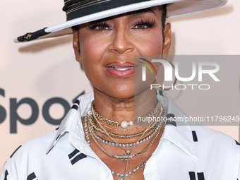 LisaRaye McCoy arrives at the 3rd Annual Femme It Forward 'Give Her FlowHERS' Awards Gala 2024 held at The Beverly Hilton Hotel on November...