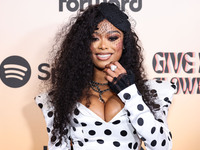 Lady London (Zaire Miylaun Stewart) arrives at the 3rd Annual Femme It Forward 'Give Her FlowHERS' Awards Gala 2024 held at The Beverly Hilt...