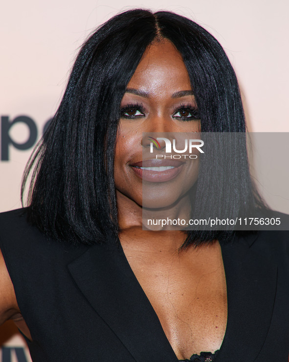 Miatta Johnson arrives at the 3rd Annual Femme It Forward 'Give Her FlowHERS' Awards Gala 2024 held at The Beverly Hilton Hotel on November...