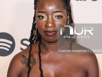 Brittney Boston arrives at the 3rd Annual Femme It Forward 'Give Her FlowHERS' Awards Gala 2024 held at The Beverly Hilton Hotel on November...