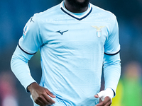 Boulaye Dia of SS Lazio looks on during the Serie A Enilive match between SS Lazio and Cagliari Calcio at Stadio Olimpico on November 4, 202...