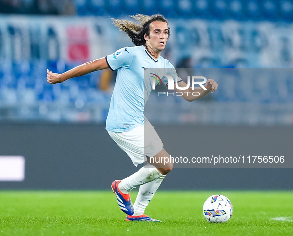 Matteo Guendouzi of SS Lazio during the Serie A Enilive match between SS Lazio and Cagliari Calcio at Stadio Olimpico on November 4, 2024 in...