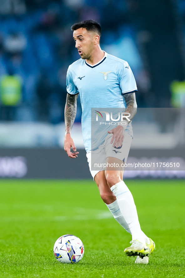 Matias Vecino of SS Lazio during the Serie A Enilive match between SS Lazio and Cagliari Calcio at Stadio Olimpico on November 4, 2024 in Ro...