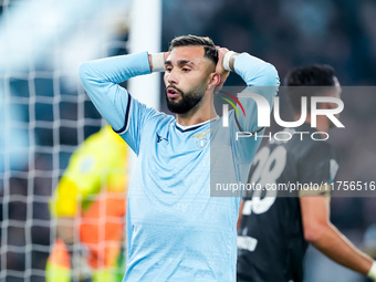 Taty Castellanos of SS Lazio looks dejected during the Serie A Enilive match between SS Lazio and Cagliari Calcio at Stadio Olimpico on Nove...